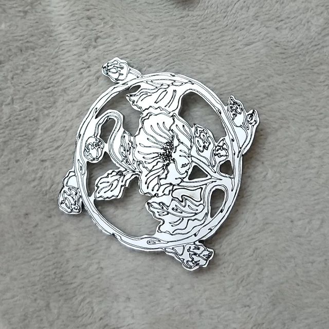 marycream_handmade в LOOKY. . Зеркальная брошь "Ма...