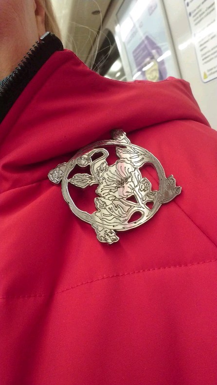 marycream_handmade в LOOKY. . Зеркальная брошь "Ма...