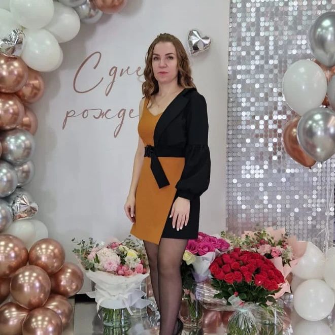 nefertiti_natali в LOOKY — Необычное платье для @k__nadiya, ткани @_damskoe_office_. #а