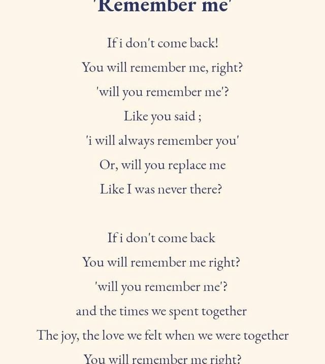 _your_idk_ в LOOKY. #explore,#fyp,#fypシ,#poemsdaily. 'Remember me' hope y...