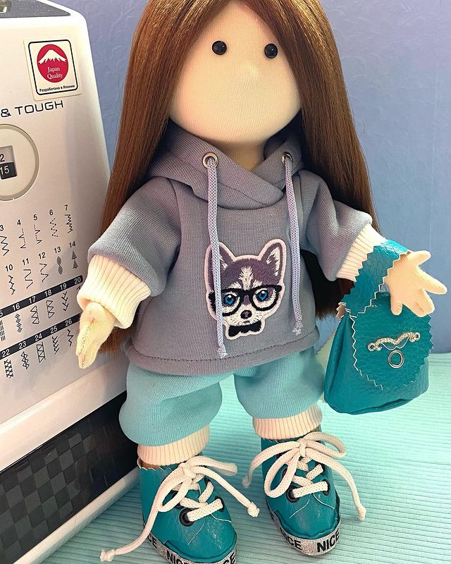 kse.kids в LOOKY. #ручнаяработа,#кукла,#интерьернаякукла. Девочка спортсменка ...
