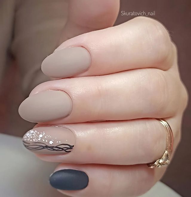 skuratovich_nail в LOOKY. . Маникюр в кофейных т...