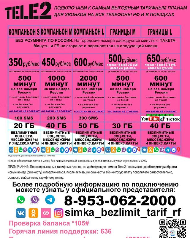 simka_bezlimit_tarif_rf в LOOKY. . БЕСПЛАТНОЕ ОФИЦИАЛЬН...