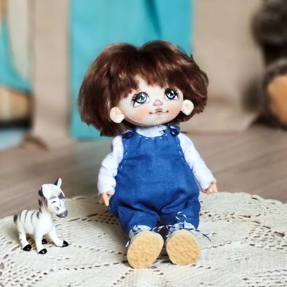 lysova_dolls в LOOKY — Мальчик Ростиком 17 см. Ждёт мамочку. Выполнен в смешанной т