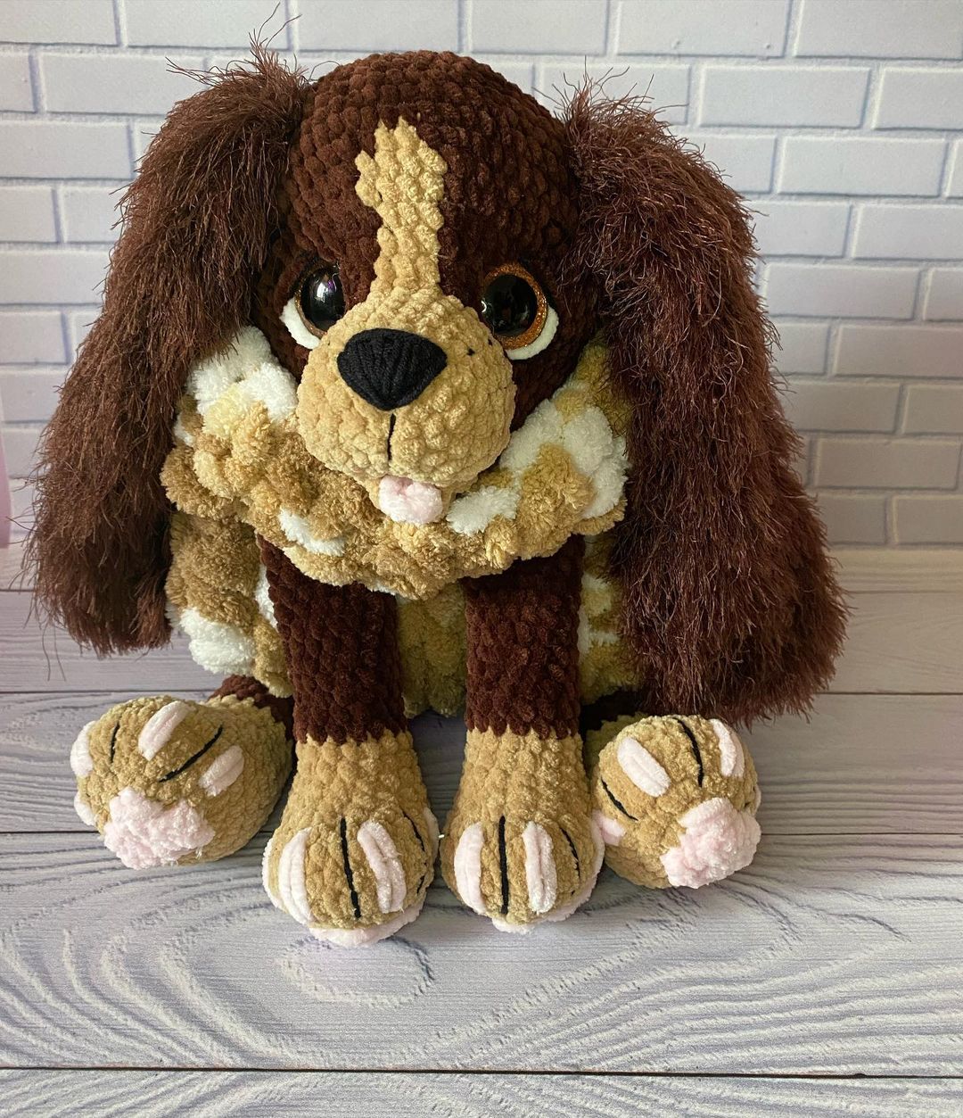Вот такая красота родилась на онлайне #онлайн_верный_друг @_varezhka_handmade.
________ 
Возможен повтор в другом цвете. 
Для заказа пишите в директ или переходите по ссылке в шапке профиля
#онлайн_верный_друг#пижамница#собака#собакаверныйдругчеловека🐶😃#пижамницасобачка#пижамницасобака#спаниель#кокерспаниель#ручнаяработа