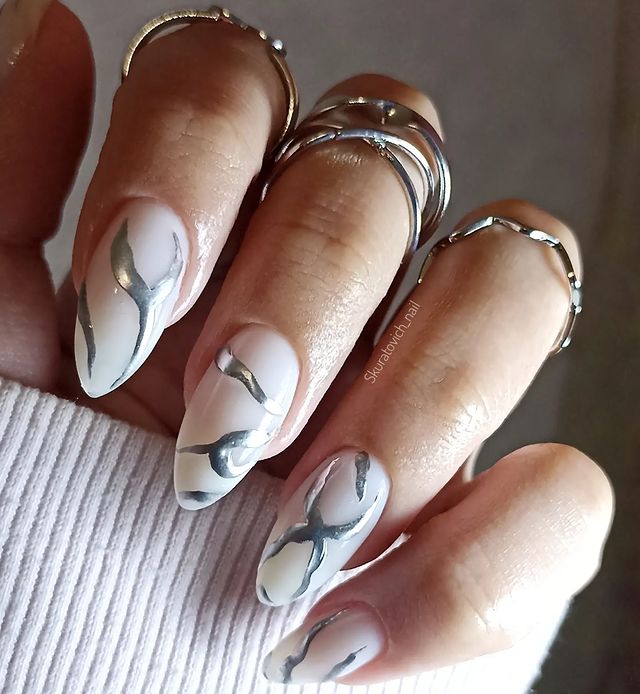 skuratovich_nail в LOOKY. . Стильный зеркальный ...