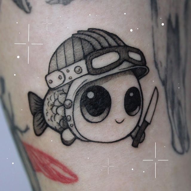 fatestatts в LOOKY. #тату,#татуэскизы,#татуировка,#tattoo,#tattooideas,#tattoostyle,#tattoos,#art,#татумастер,#татудомодедово,#татудмд,#татумосква,#татусанктпетербург,#татуспб,#татумск,#tattoomsk,#tattoospb,#чбтату,#midjourney,#midjourneyart,#midjourneyai. внезапная рыба-архео...