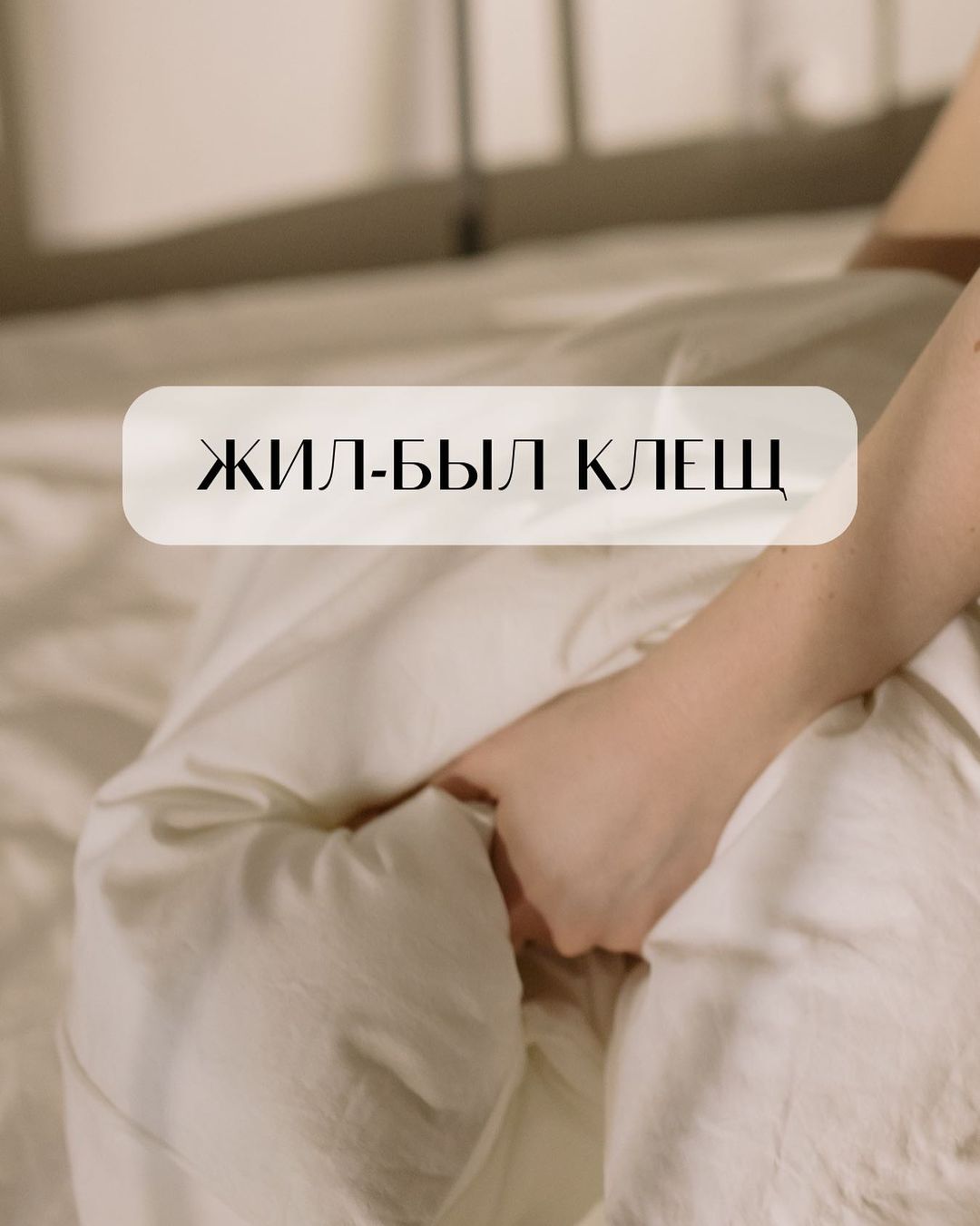 Жил-был Пылевой Клещ, все у него было прекрасно.
И нужно сказать, ему очень повезло, его двоюродный брат жил в лесу и постоянно страдал. А нашего Клеща непогода и голод абсолютно не беспокоили. 
В его просторном многоэтажном доме - мягкой кровати всегда было тепло, уютно и полно угощений. Вечерами Клещ с друзьями и соседями любили лакомиться ароматными частичками кожи. Благо свеженького угощения было вдоволь. 
"Как же хорошооо! " - протянул Клещ растянувшись на синтепоне, почëсывая брюшко, как вдруг его обожгла мысль. Вот уже долгое время не мог он избавиться от навязчивого: "А вдруг старуха была права?"

Однажды прогуливаясь вдоль Шовной аллеи он встретился глазами со старой Клещихой. О ней поговаривали недоброе и многие старались обойти стороной. 

Клещиха, несмотря на возраст, быстро оказалась около Клеща. Схватив его за ногу старуха проверещала: "Скоро нас ждут суровые времена", она зыркнула на него и снова заверещала: "PRISTINE".

"Pristine, что это? Совсем из ума выжила" - взбодрил себя Клещ и снова начал жевать ещё тёплую чешуйку кожи. Человечище, живущий сверху был очень вкусный, только сильно чихал и кашлял постоянно. 

Продолжение следует...