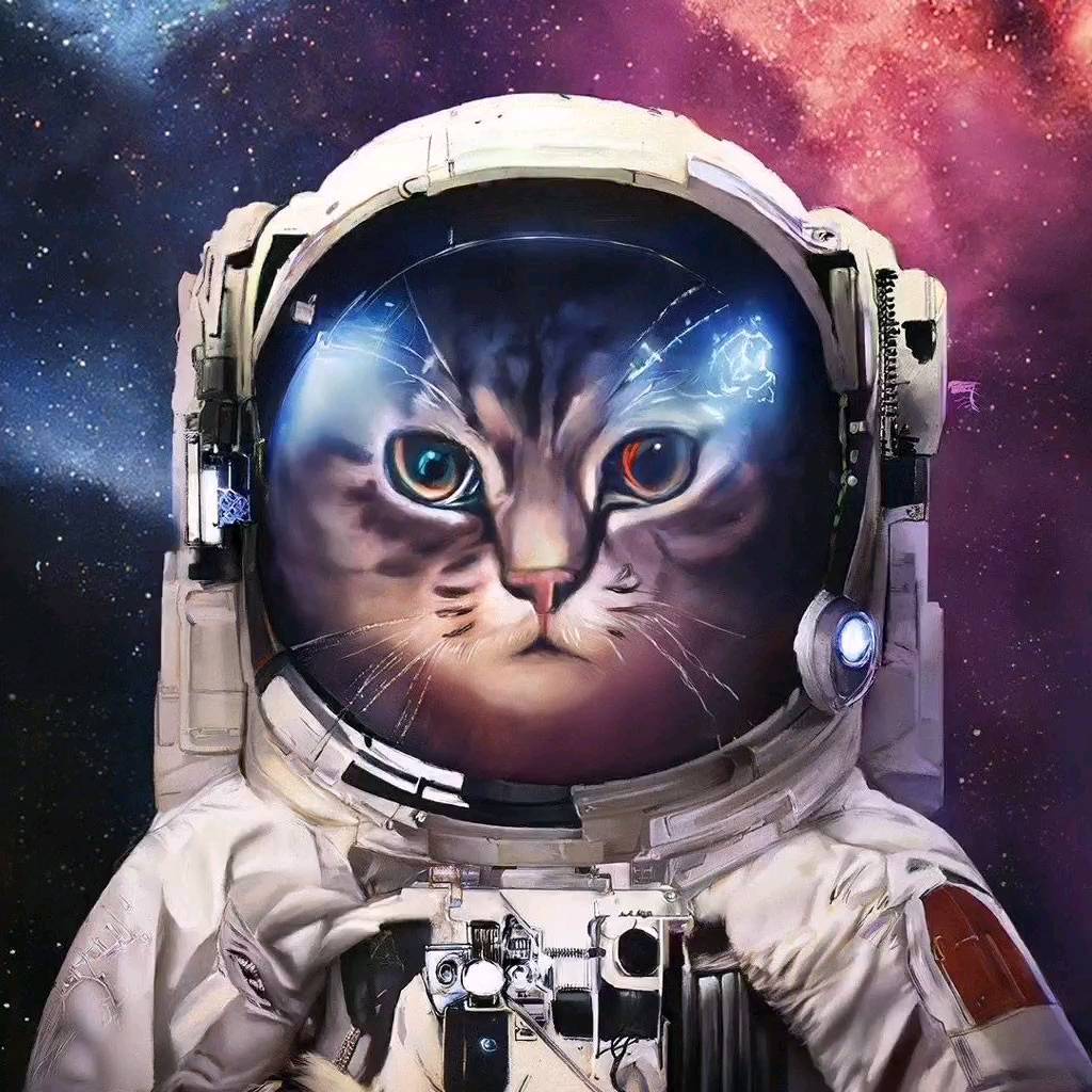 subbot1n.v в LOOKY. #котики,#нейросеть,#нейросетьрисует,#midjourney,#шедеврум. Космические котики #...