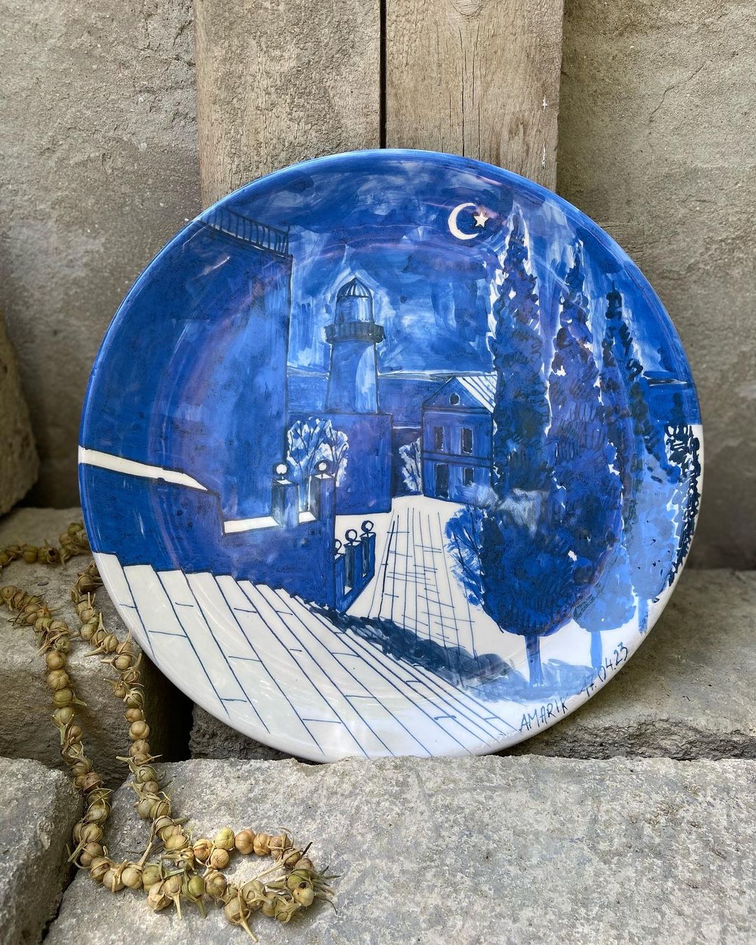 🌙Очень хотелось передать лунную ночь. Мне кажется получилось, как считаете?