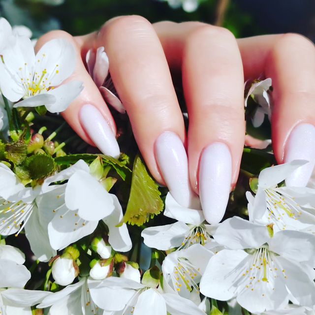 nastya_leonik в LOOKY. #wula,#база,#ногтилида,#Lida,#маникюр,#маникюрлида,#ноготок,#комуфлирующаябаза,#белыйманикюр,#черешня. 💅Цветущая черешня и...