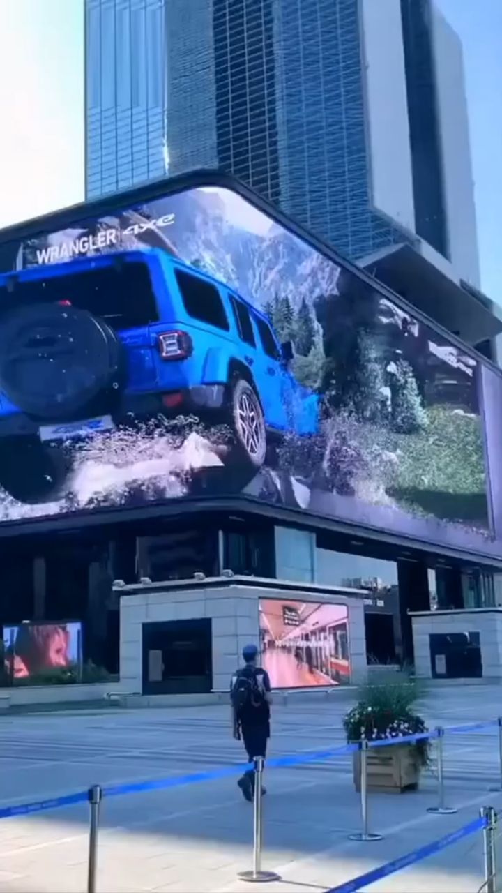 billboards_shorts в LOOKY. #instagram. 3D Billboard Blue Ca...