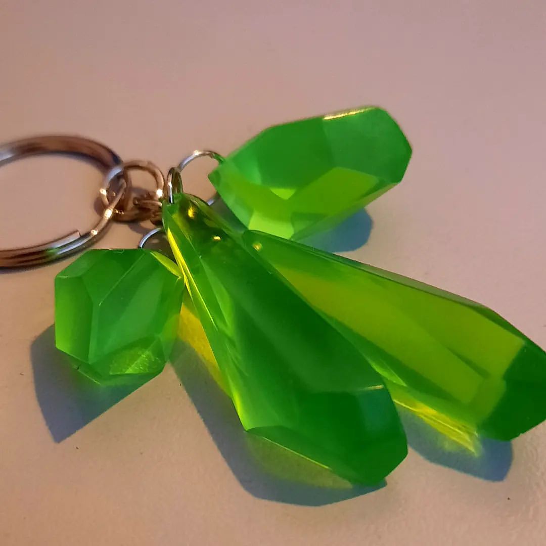 New keychain in resin