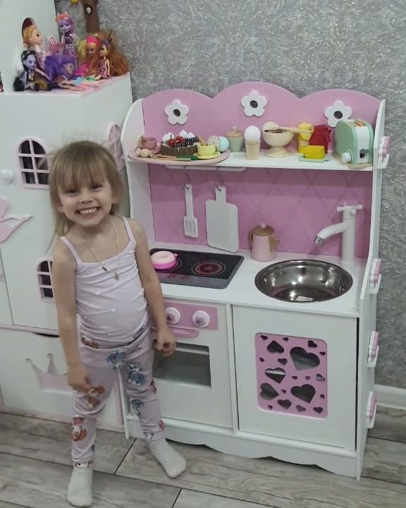 kuklo_domik в LOOKY. #МДФ,#детскаякухня,#кухнядлядевочки,#подарокдевочке,#подарок,#доча,#юныйповаре. Благодарим за отзыв ...