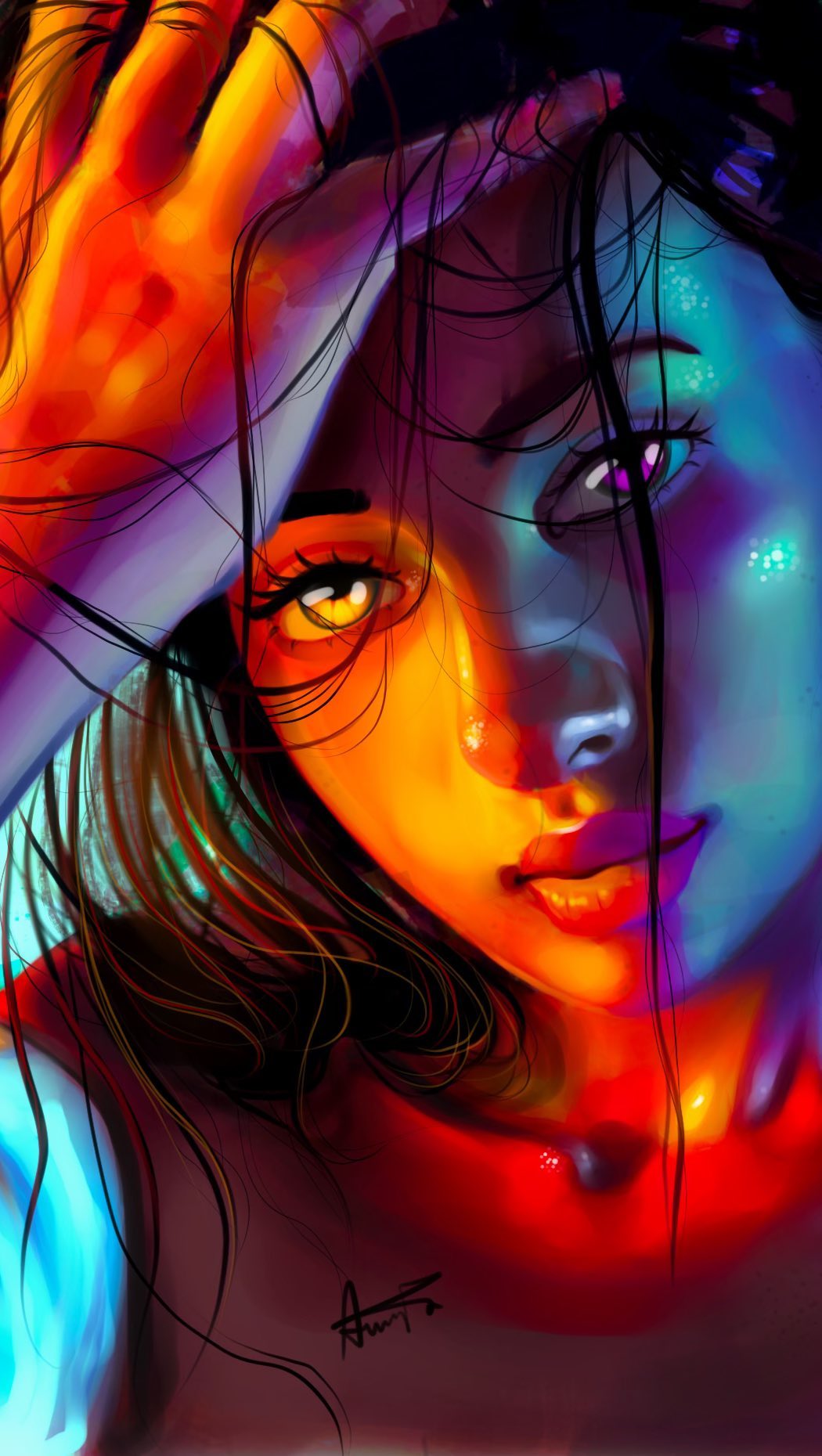 akira в LOOKY. #artreels,#akiraartdemon,#artreel,#artprocess,#artprocessvideo,#artstudies,#digitalportrait,#portraitstudy. aahh this one was an...