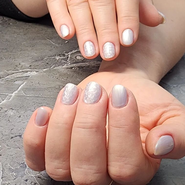 dushka_nail_46 в LOOKY — 😇Нежная жемчужная сирень🔥 тренд весна-лето 2023🔥 эффект к