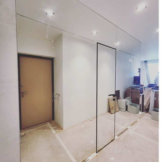 glassmirror.spb в LOOKY. #монтажзеркалспб,#заказатьзеркалоспб,#зеркалоназаказ. Зеркальная стена-без...