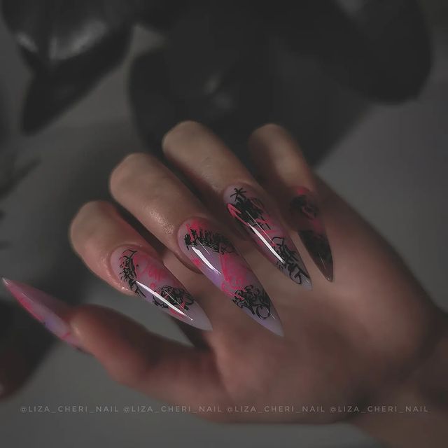 liza_cheri_nail в LOOKY. . Граффити стали очень...
