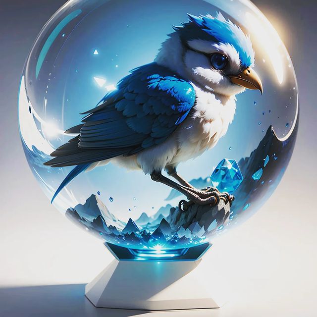 lisicina_066 в LOOKY. #bird#animal#art#glass. #bird#animal#art#gla...