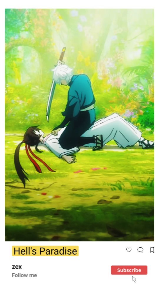 _valptr в LOOKY. #hellsparadise,#anime,#shorts. Love change everythi...