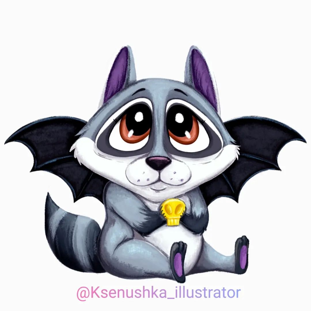 ksu.vladuhina в LOOKY — Он красавчик правда?! 
#арт #иллюстратор #енот #рисую #назак