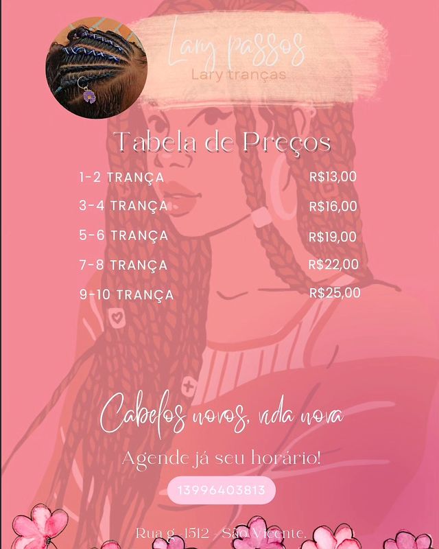 eae_tigrinha в LOOKY. #trança,#trancistas,#trançagrossa,#trançafina,#trancacabeçatoda,#trancalateral,#trancacabelocacheado,#trançacabeliso,#trancacabelocurto,#trancacabelolongo,#agendeseuhorario. ✨ TABELA DAS NAGÔS A...