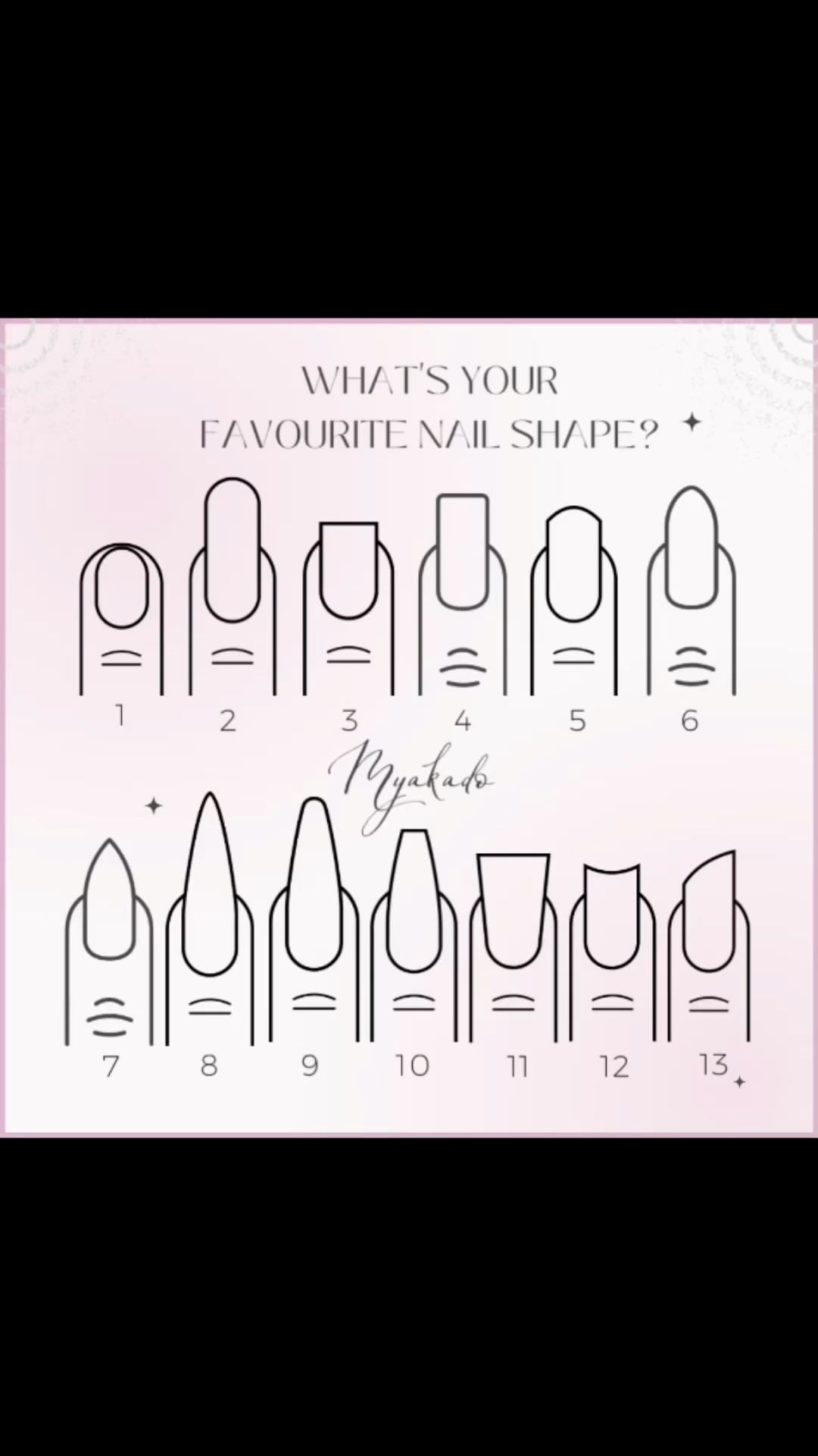 myakadobeauty в LOOKY. #MyakadoBeauty,#FormesOngles,#nailshape. 🌟💅 Quelle est votr...