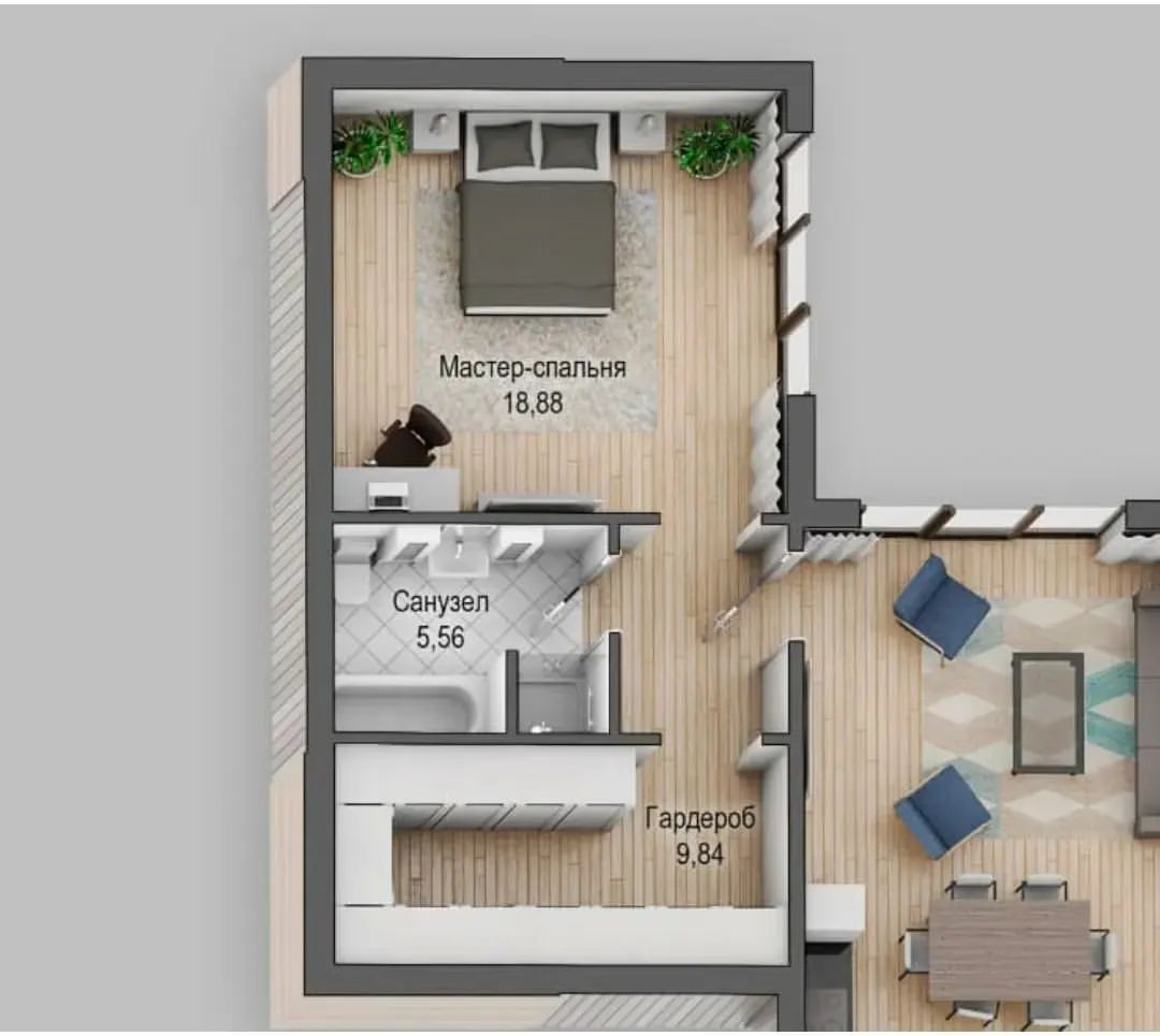 istomina_realtor_kamensk in LOOKY. . МАСТЕР - СПАЛЬНЯ.
ЧТ...