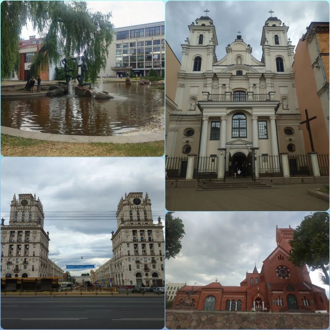 26.06.2023 Минск, Прогулка по городу
День получился лайт, очень много отдыхали после двух насыщенных дней.
Прогулялись до железнодорожного вокзала, чтобы увидеть Ворота Минска — две башни близнеца, которые расположены напротив выхода из вокзала.
По дороге домой прошли мимо костёла святого Симеона и святой Елены. 
Отдохнули от информации и спокойно прогулялись по новым улочкам. Хорошо, что есть такая возможность. 
#путешествие #отпуск #поездка #белоруссия #минск #воротаминска #город #костел #любасикпутешественница #любасиквминске