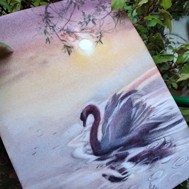 irinamohamad в LOOKY. . New watercolour  on ...