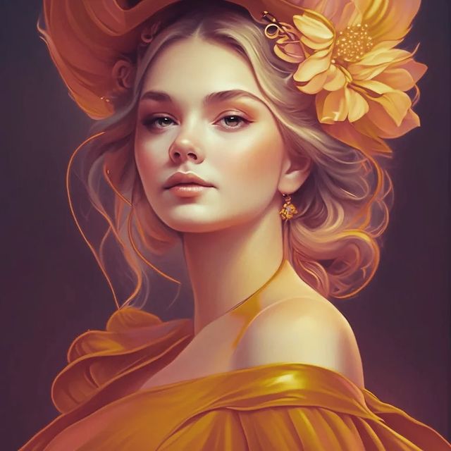 lisicina_066 в LOOKY. #woomanart,#orange,#midjourney,#stabledefusion. New orange art🧡🥰🧡...