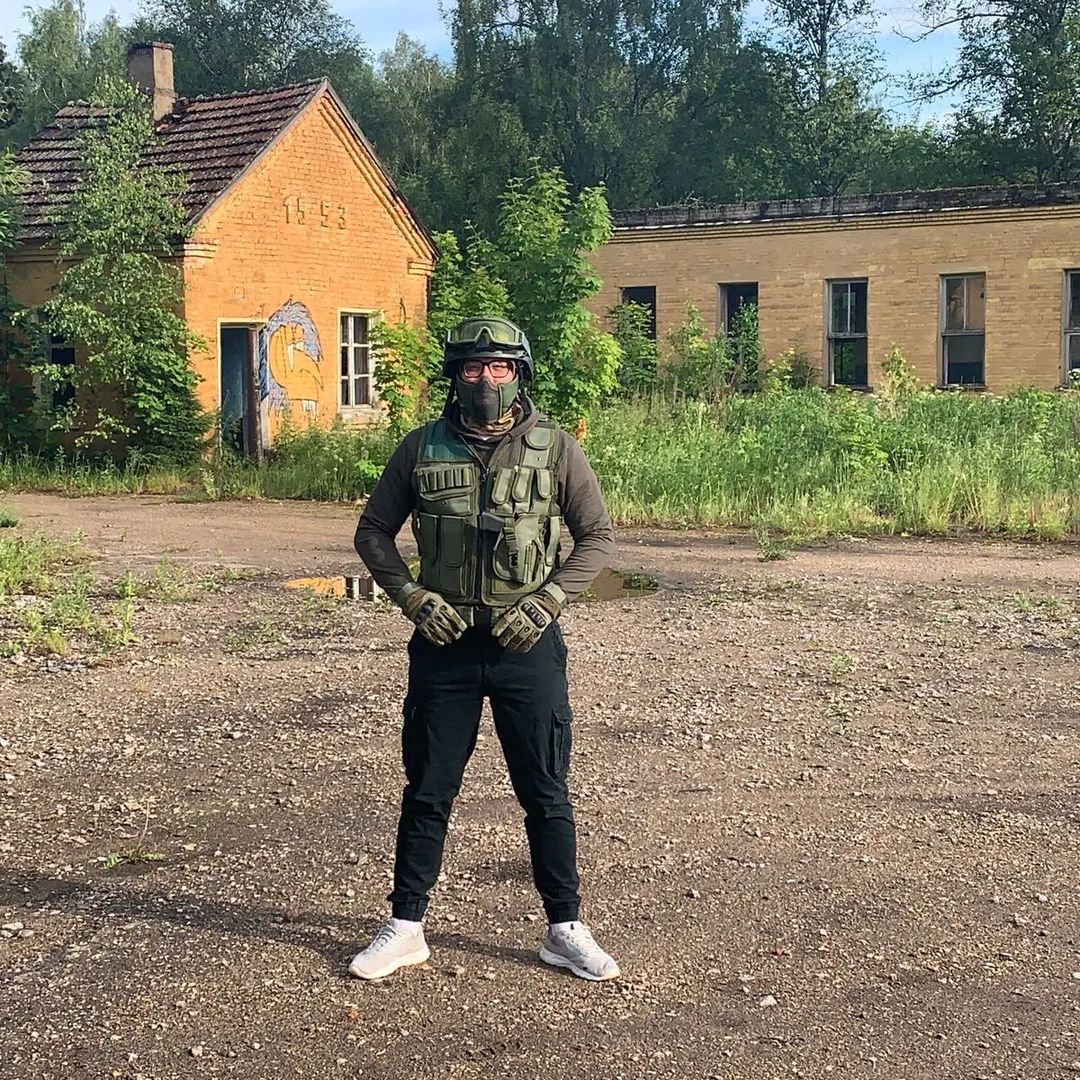 Игра в страйкбол, погода сделала свой вклад, пришлось помокнуть. Зато было весело 😜 #страйкбол
