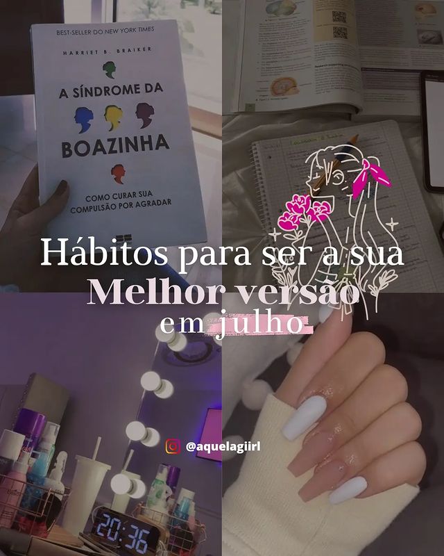 mi • glow up ✨ в LOOKY. #hábitossaudáveis,#motivacao24h,#novomês,#aquelagarotadicas,#aquelagarota. 📅 HÁBITOS PARA SER ...