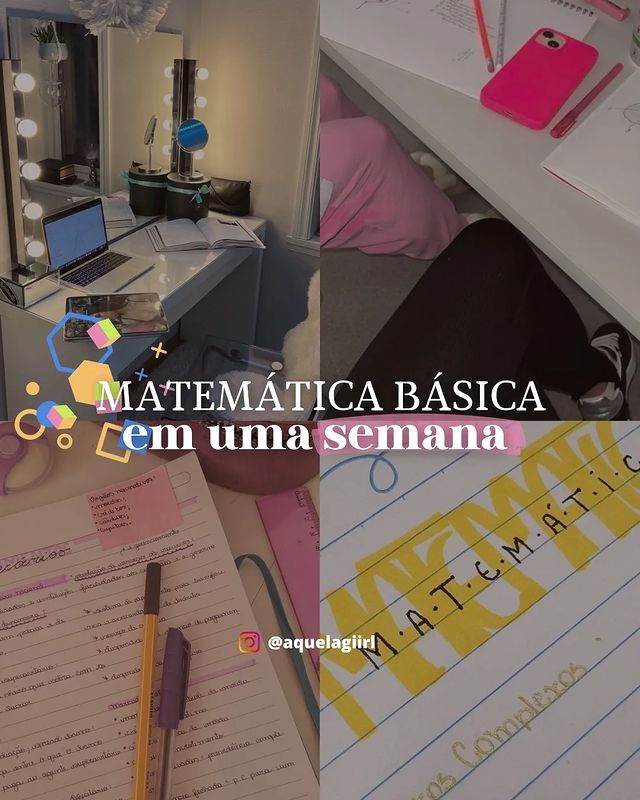 mi • glow up ✨ в LOOKY. #matemáticas,#alunonota10,#matemáticabásica,#enem2023. O que estudar em mat...