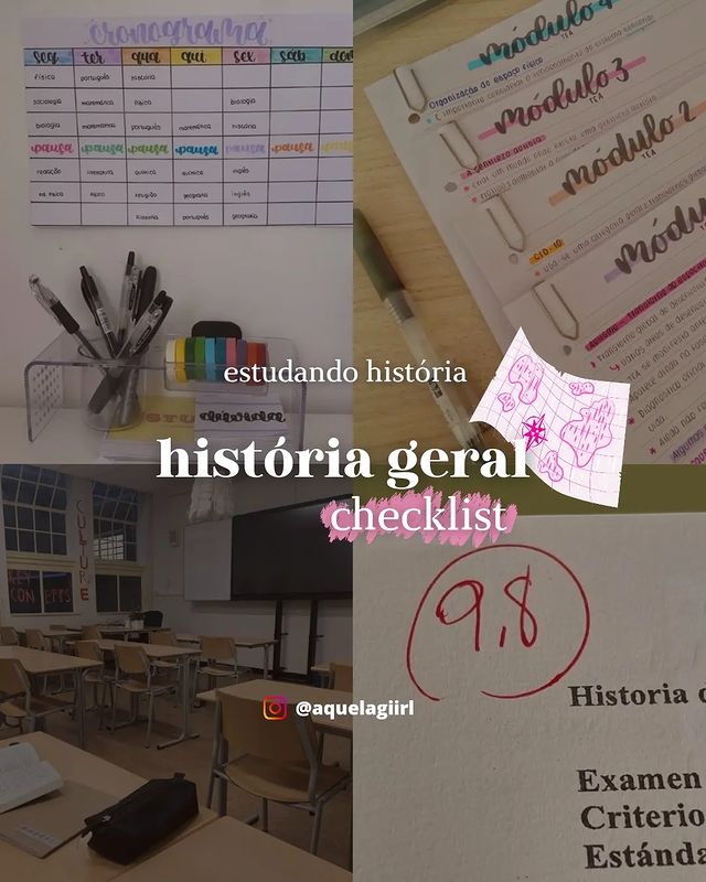 mi • glow up ✨ в LOOKY. #historiamundial,#alunonota10,#enem2023,#estudos📚,#materialescolar. checklist de conteúd...