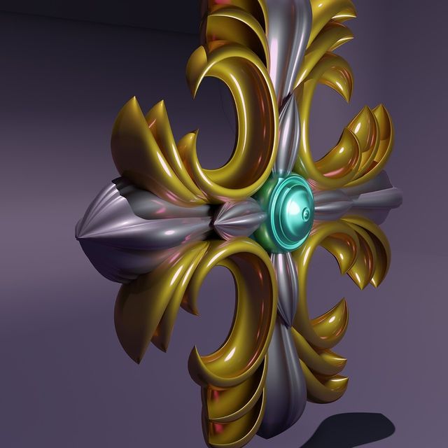 Murad_qafarzade_3d в LOOKY. #3d,#blender,#3dartist,#3dmodeling,#3dcurve,#ornaments. 3D Work,Blender #3d ...