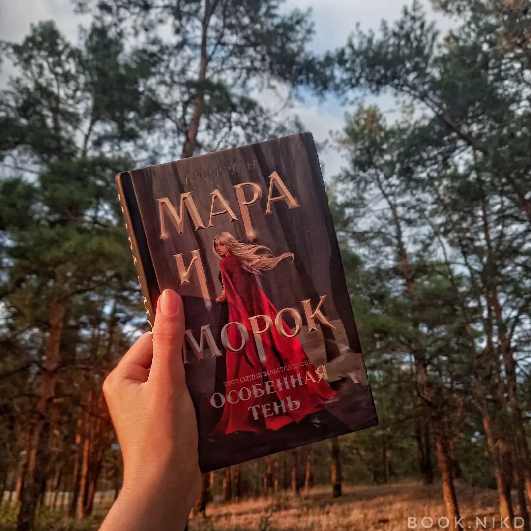 «Обычно старшие братья защищают младших, но у нас в семье всё наоборот, поэтому в его защиту сразу скажу, что он дурак.»

«Я с первой встречи знал, почему Агата часто задерживала свой взгяд на моих глазах.»

« – Не стесняйся, Агата. Подслушивать, будучи внутри, намного удобнее.»

Отзыв на книгу Лии Арден «Мара и Морок. Особенная тень» - 9/10

Итак, во второй части мифологии и истории уделяется немаленькое внимание. В начале каждой главы есть сноска – это отрывки из дневников Малахия Зотова, человека, который всё-таки смог докопаться до истины. Между прочим не только в отношении Смерти и Тени) Про Веледару Ашорскую там тоже много чего есть, но это уже совсем другая история💔

Так вот, читая, мы узнаем о связи Мар и Мороков, Моране и её особенной Тени и прочем. Множество легенд будут сопровождать нас и героев на протяжении всего повествования.

Мне так нравится этот славянский фольклор, чувствующийся здесь гораздо больше, чем в первой книге 🤌 Но меня очень прикалывает количество русский имён, среди которых вдруг оказался Северин.

Вместе с Агатой мы уверенно скачем навстречу смерти, жаждя мести, тонем в зелёный глазах Александра и ломаем всем подряд носы.

Сюжет шёл слишком быстро, нам не давали передышки, а потому некоторым личностям не особо уделили внимания, как, допустим, Марку и Кристиану. Второго хотя бы чуть подраскрыли к концу, и тем не менее его не хватило, про заместителя Аарона вообще молчу( Но оба персонажа мне все равно полюбились❤️ 

Король Серата, кстати, милашка. Наконец-то Анна нашла себе мужчину, который не хочет отправить ее на тот свет.

А вот отношения Агаты и Александра довольно нестабильные: то они игнорят друг друга, то внезапно лезут под кафтан партнёра. Было интересно, но иногда, конечно, хотелось встрясти их обоих и сказать: “Определитесь уже„ 
Но по итогу-то они определились)

Однозначно советую эту дилогию!

Читали? Какие ваши впечатления?  Знакомы с другими работами автора? 
•
•
•
#книголюб #книгадруг #книгоотзыв #книгоман#книгоблог  #книгомир #книги #книголав #книгомания #книгоманы #книгмногонебывает #романтика #мараиморок #мараиморокособеннаятень #bookstagram #trendbook #эксмо #eksmo #лияарден #книжныймир #книжныйблог #книжныйотзыв