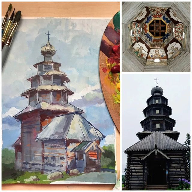 marianchecraft в LOOKY. #пленэр,#живопись,#арт,#архитектураарт,#иллюстрацияназаказ,#художникиллюстратор,#art,#artist,#orderillustration,#architectureart,#pleinair,#архитектура,#торжок,#Тверь,#зарисовки,#sketch,#ordersketch. Тихвинская часовня, ...