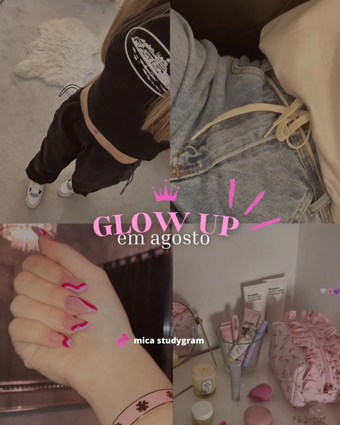 Desafio glow up em agosto 🫶🏻 
créditos @?? 

#glowup #vidasaudável #aquelagarotadicas #vibepositiva