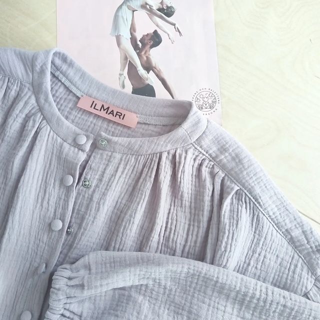makosta_spb в LOOKY. #блузка,#одеждаизмуслина,#burda,#burdastyle,#burda202307_110. Муслин цвета пыльной...