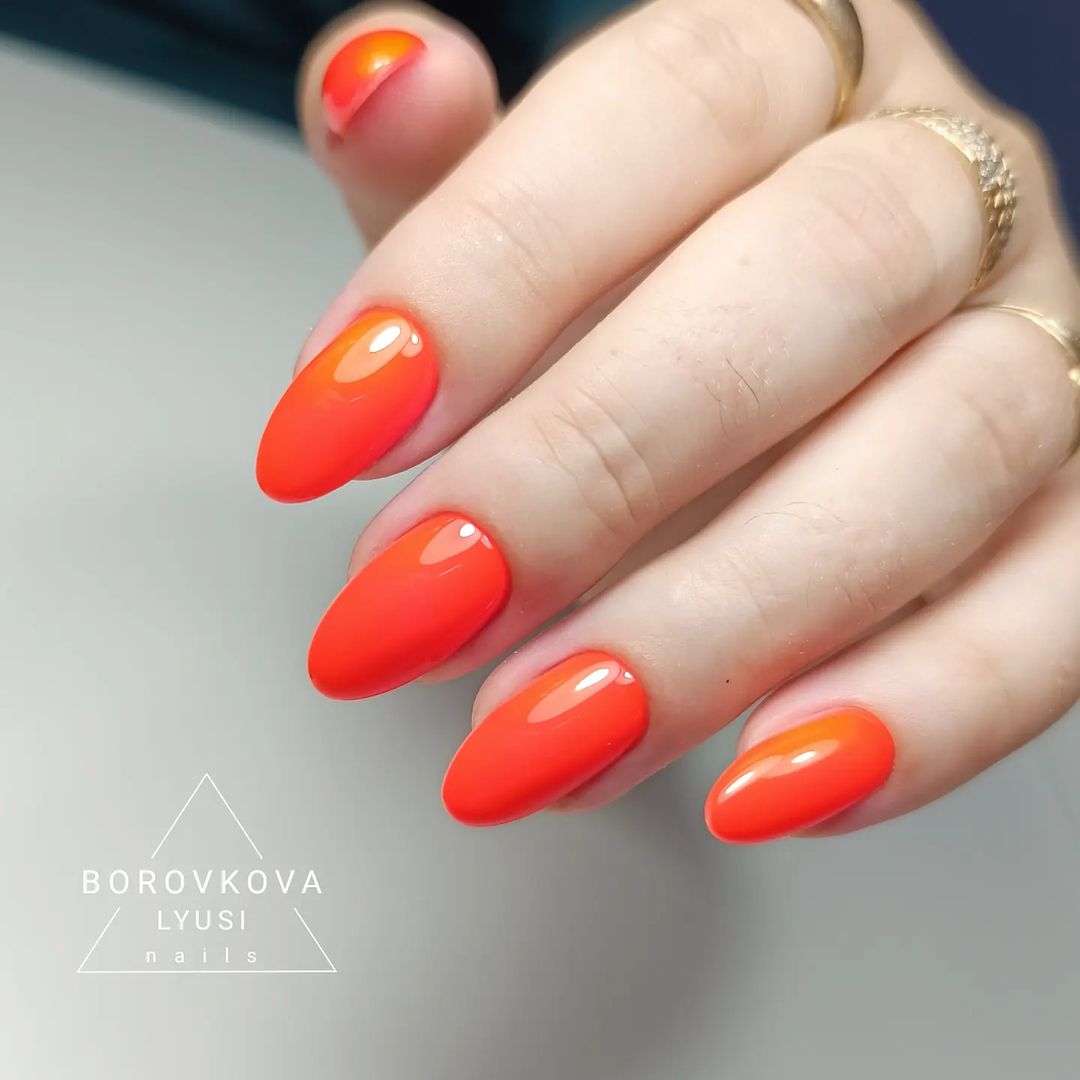 lyusi_borovkova_nails в LOOKY — #рыжики #неоновыйоранжевый #красотанаручках