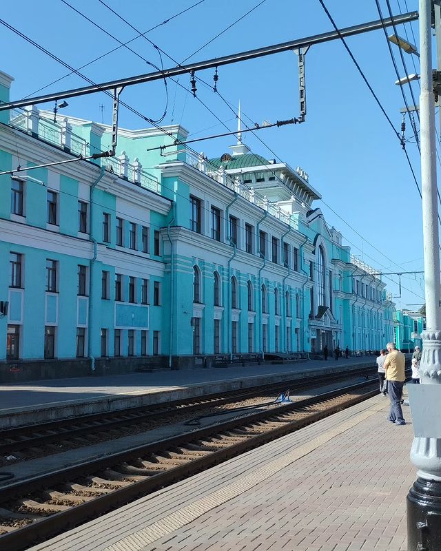 starcom1987 в LOOKY. #омск,#омскаяобласть,#россия,#сибирь,#ржд,#регион55. Вокзал Омск #омск #о...