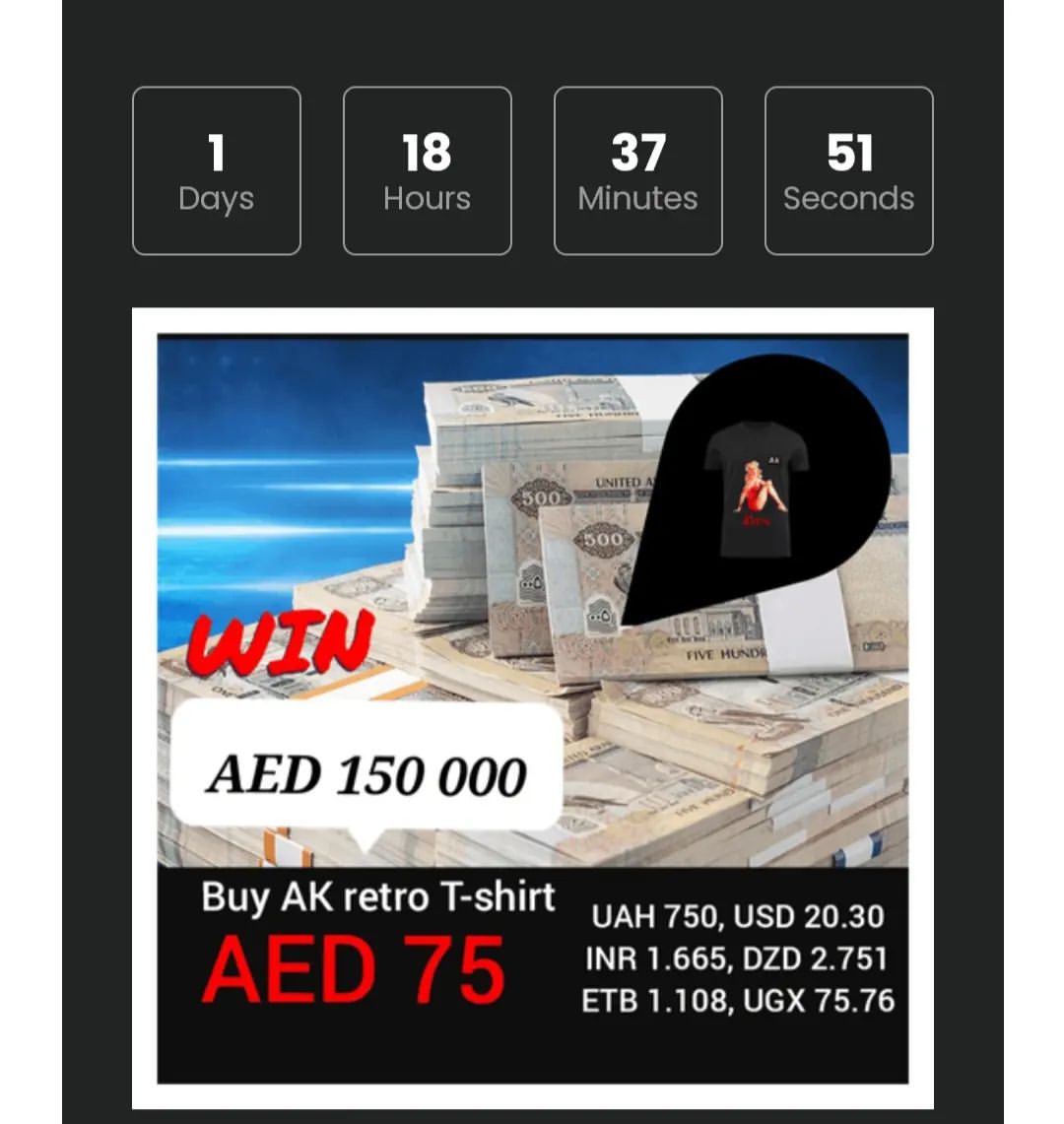 _karen_worldwide_crypto_trader в LOOKY — Last day for a chance to win 150 000 aed cash. Hurry up. Vis