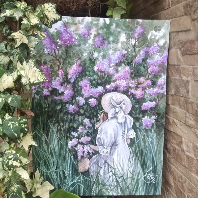 irinamohamad в LOOKY. . New watercolour Pala...