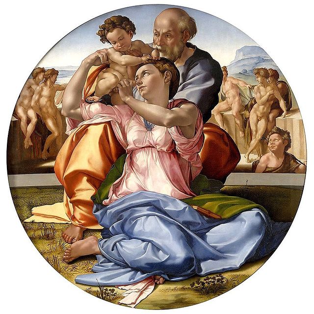 kathie_artstyle в LOOKY. #MadonnaDoni,#Michelangelo,#Art,#Painting,#artists,#Meaning,#Love,#Spirituality,#Inspiration,#Beauty,#instagram. 🎨🌟Michelangelo's m...