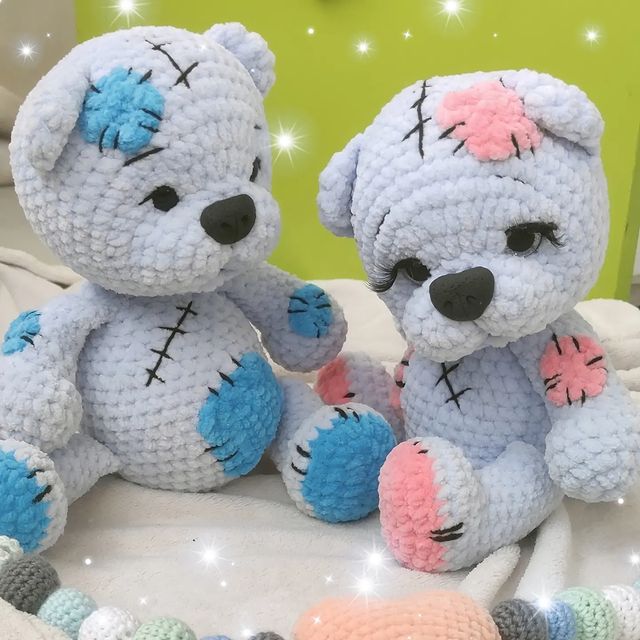 uyut_v_detalyah в LOOKY. #тедди,#мишкатедди,#вязаныймишка,#teddy,#вязаныеигрушки,#ручнаяработа. Ну и фото двух тедди...