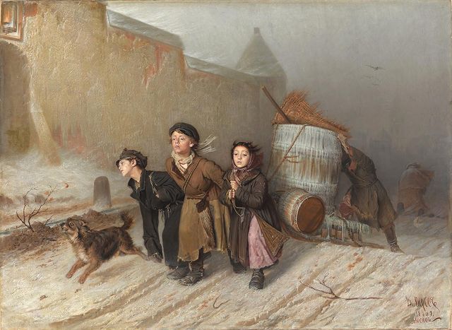 kathie_artstyle в LOOKY. #perov,#books,#artists,#art,#tretyakovgallery,#instagram. 🎨Perov Troika 1866 ...