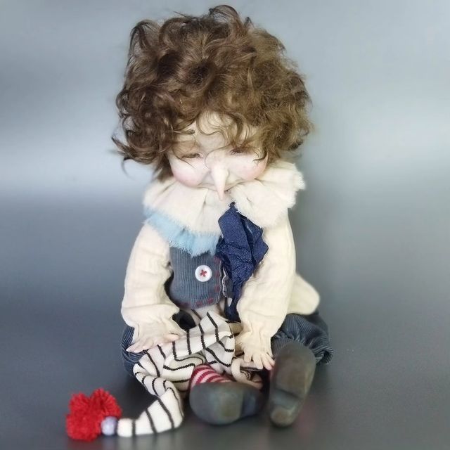 marinalebedeva4701 в LOOKY. #буратино,#авторскаякукла,#куклавсмешаннойтехнике,#куклавподарок,#кукларучнойработы,#интерьернаякукла,#куклаизполимернойглины. Скажите как его зову...