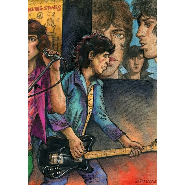 fastnadia в LOOKY. #fastnadia,#therollingstones,#mickjagger,#keithrichards,#rockculture,#therollingstonesfans,#rockart,#zine,#artbook. A one fragment of my...