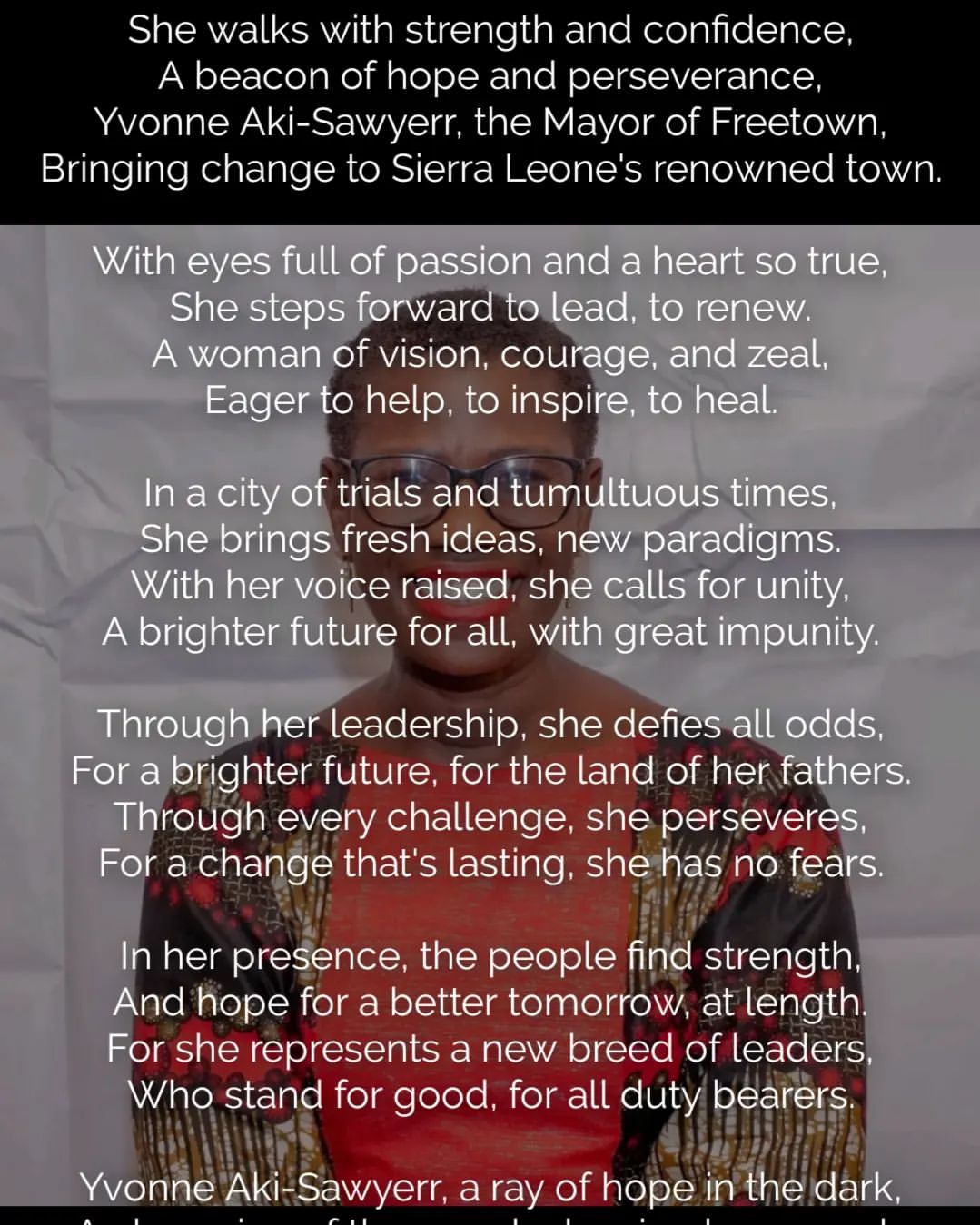 Non plagiarised poem for @yvonneakisawyerr #poet #RODLIN-POEMS&MOTIVATIONS #writer #poem #noneplagiarism